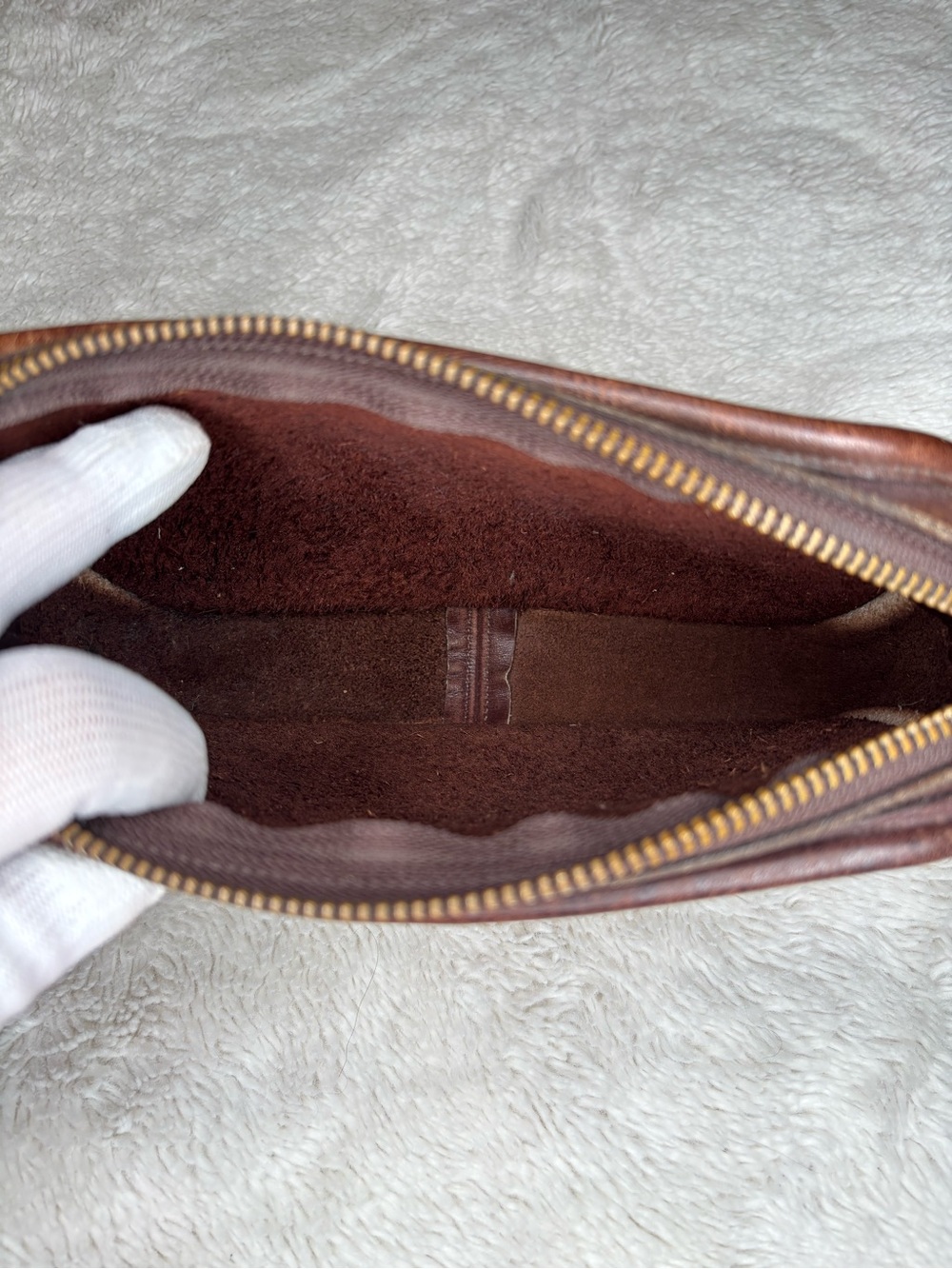 Vintage Coach Mahogany Leather Carnival Bag 9925 Crossbody Made In USA RARE - Picture 15 of 16